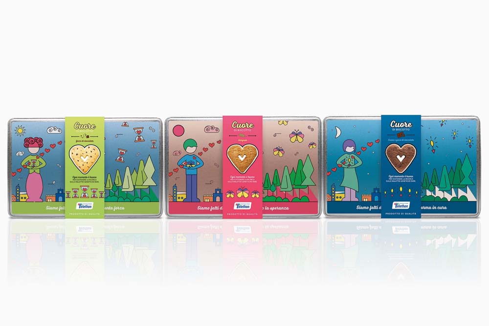 Cuori i biscotto di Fondazione Telethon 2026