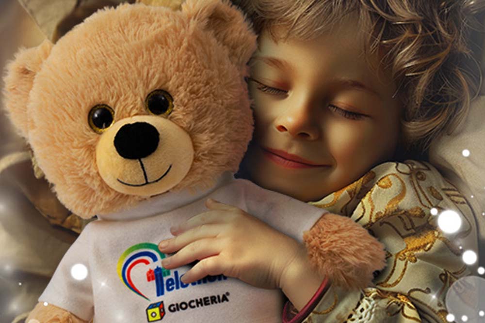 L'Orsetto 2023 di Giocheria per Fondazione Telethon