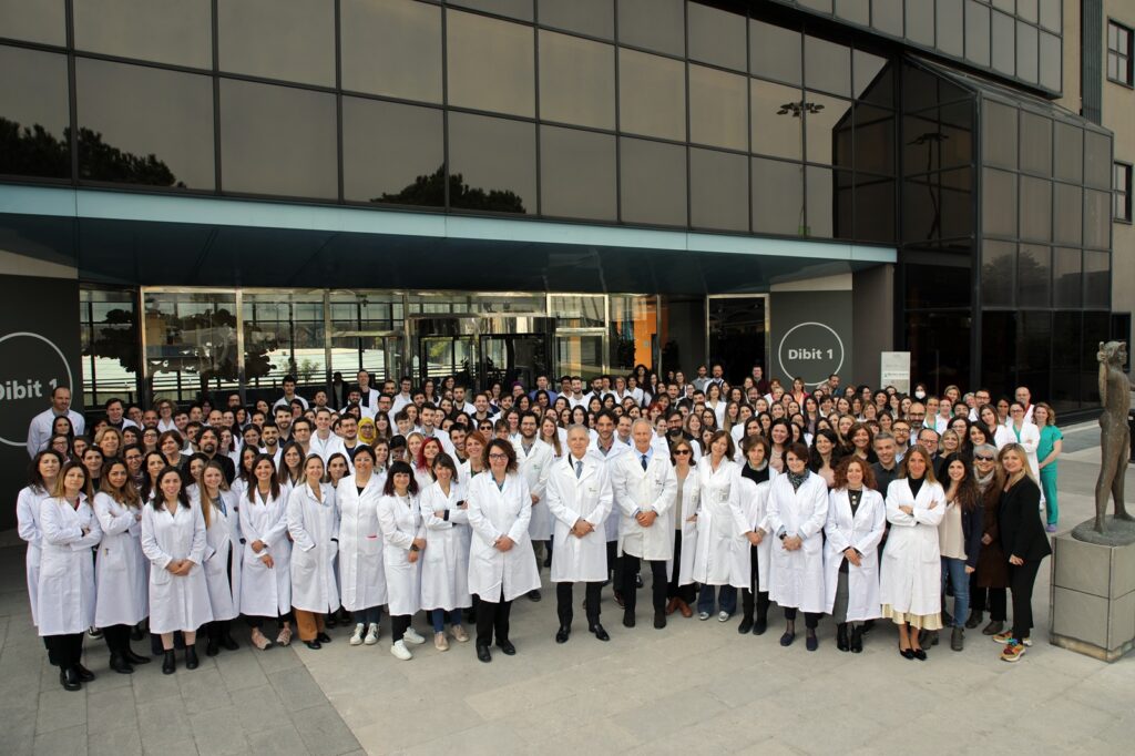 Lo staff al completo dell'Istituto San Raffaele-Telethon per la terapia genica (SR-TIGET
