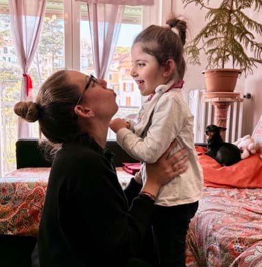Sofia e sua mamma Francesca